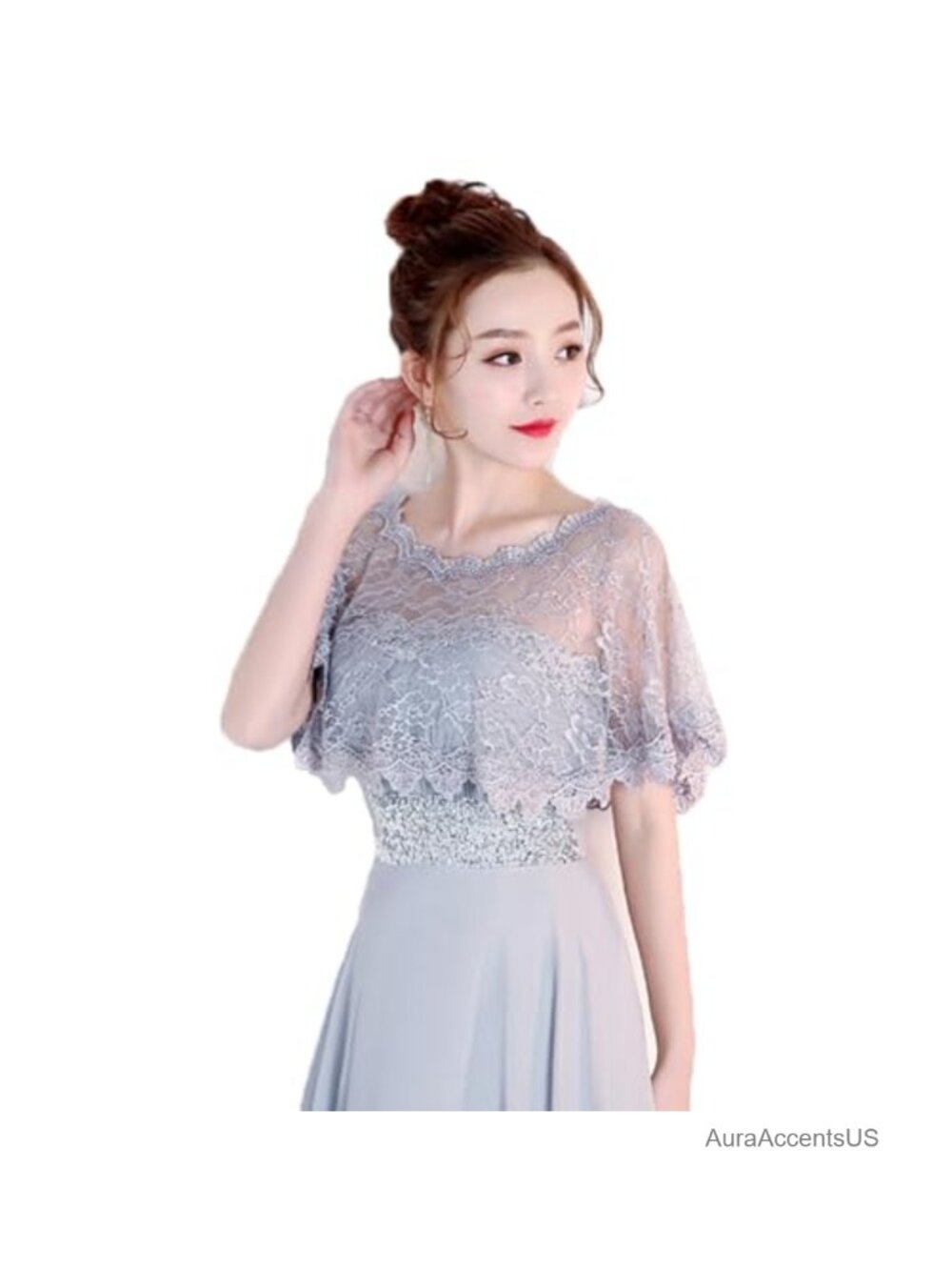 Lace Bridal Shawl Wrap Bolero Cape Evening Shoulder Cover Shrug